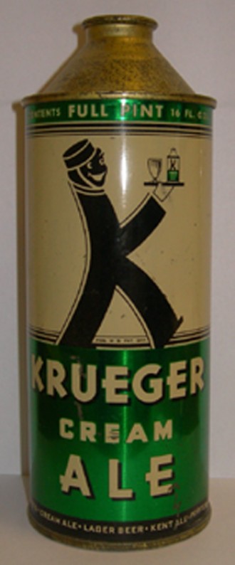 Krueger Cream Ale. Krueger (G.) Brewing Co. Newark, NJ