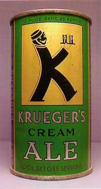 Kruegers Cream Ale. Krueger (G.) Brewing Co. Newark, NJ