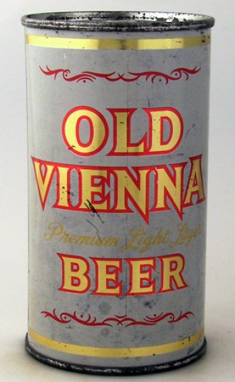 Old Vienna Premium Light Lager Beer Can From Grace Bros