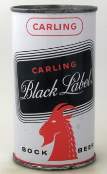 Black Label Bock Beer Can