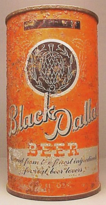 Black Dallas Beer Can