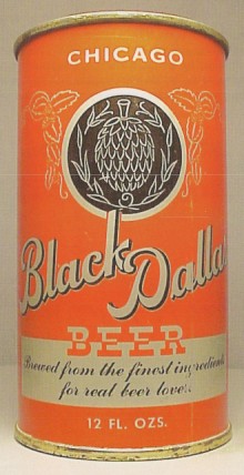 Black Dallas Beer Can