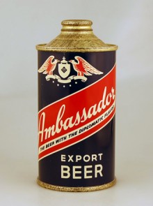 Ambassador Export Beer Can