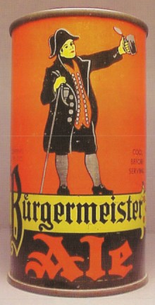 Burgermeister Beer Can
