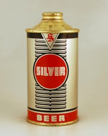 Silver Beer Can