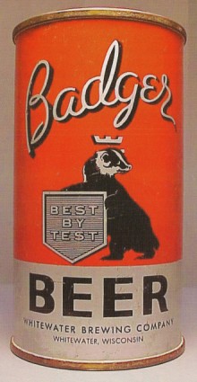 Badger Beer Can