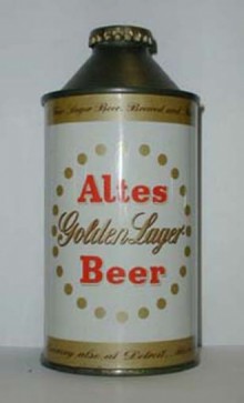 Altes Golden Lager Beer Can
