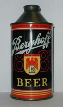 Berghoff Beer Can