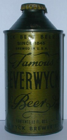 Beverwyck Beer (Olive Drab) Beer Can