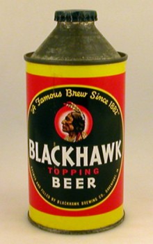 Blackhawk Topping Beer Can