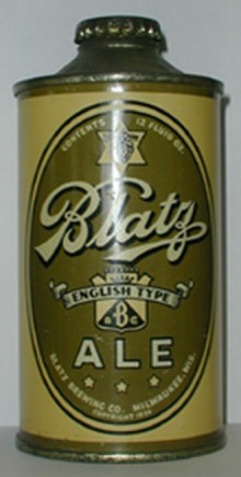 Blatz English Type Ale Beer Can