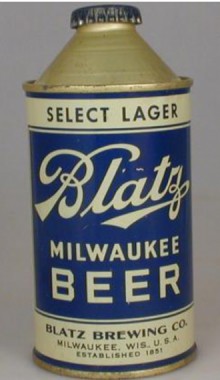 Blatz Milwaukee Beer Can