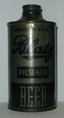 Blatz Pilsener Beer (Olive Drab) Beer Can