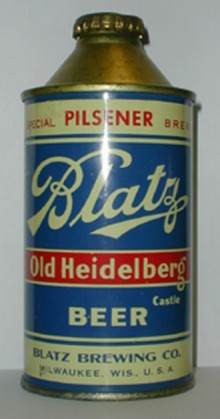 Blatz Old Heidelberg Beer Can