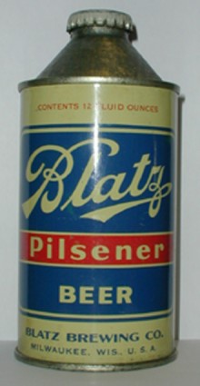 Blatz Pilsener Beer Can