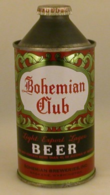 Bohemian Club Beer Can