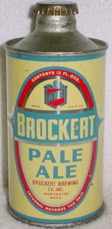 Brockert Pale Ale Beer Can