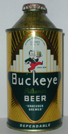 Buckeye Pilsener Beer Can