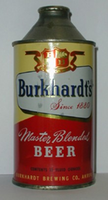 Burkhardts Beer Can