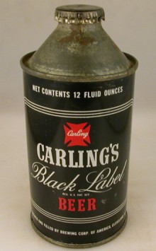 Carlings Black Label Beer Can