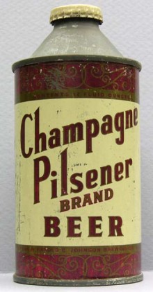 Champagne Pilsener Beer Can