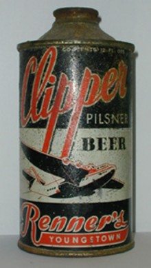 Clipper Pilsner Beer Can