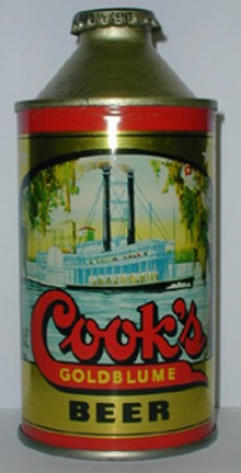 Cooks Goldblume Beer Can
