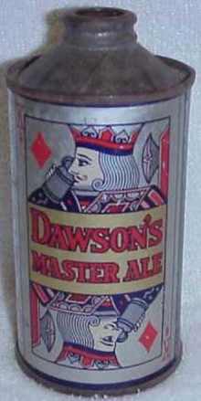Dawsons Master Ale w/ King Beer Can
