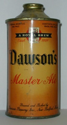 Dawsons Master Ale Beer Can