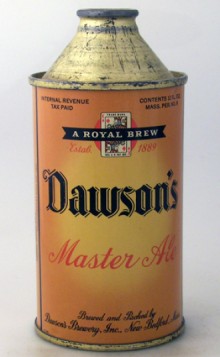 Dawson's Master Beer Can