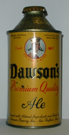 Dawsons Premium Quality Ale Beer Can