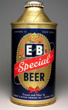 E & B Special Beer Can