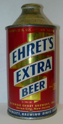 Ehrets Extra Beer Can