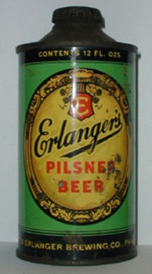 Erlangers Pilsner Beer Can