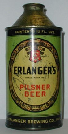 Erlangers Pilsner Beer Can
