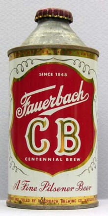 Fauerbach Centennial Brew Beer Can