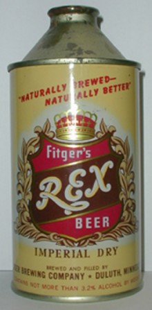 Fitgers Rex Beer Can