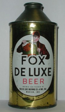 Fox Deluxe Beer Can