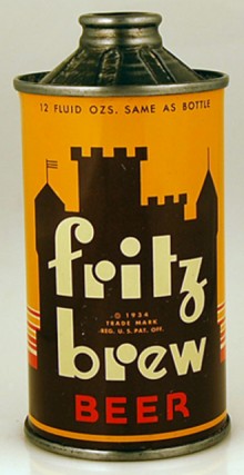 Fritz Brew Beer Can