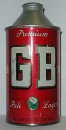 GB Pale Lager Beer Can