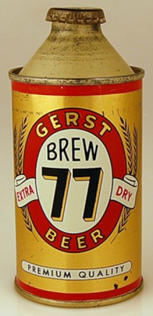 Gerst Brew 77 Beer Can