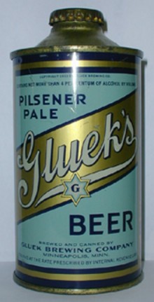 Glueks Pilsener Pale Beer Can