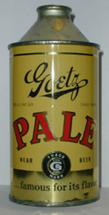 Goetz Pale Near Beer Can