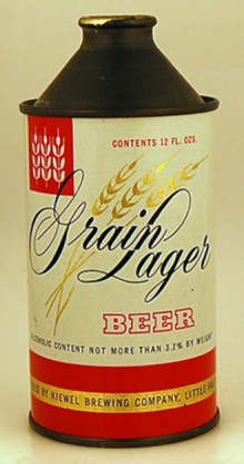 Grain Lager Beer Can