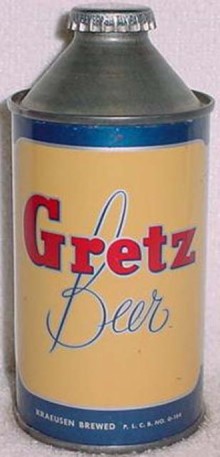 Gretz Beer Can