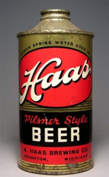 Haas Pilsner Beer Can