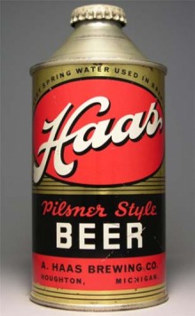 Haas Pilsner Beer Can
