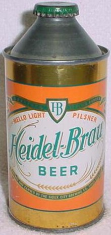 Heidel Brau Beer Can