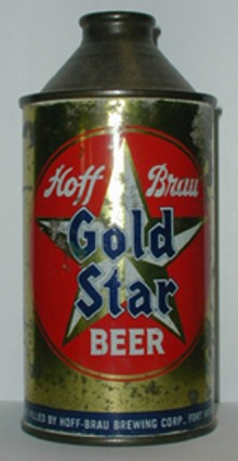 Hoff Brau Gold Star Beer Can