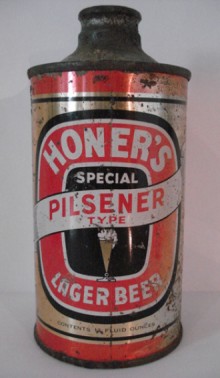 Honers Pilsener Lager Beer Can
